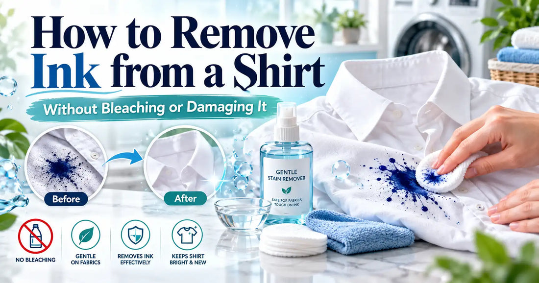 how to remove ink stain from white shirt