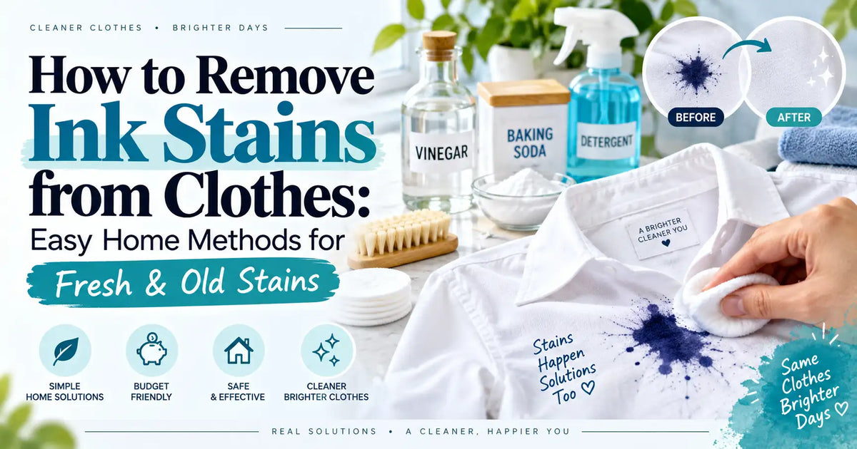 how to remove ink stains from clothes