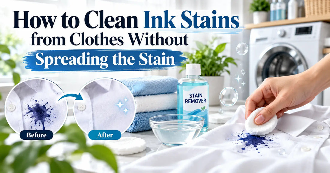 how to clean ink stains from clothes