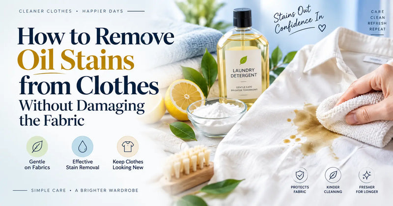 Remove Oil Stains from Clothes