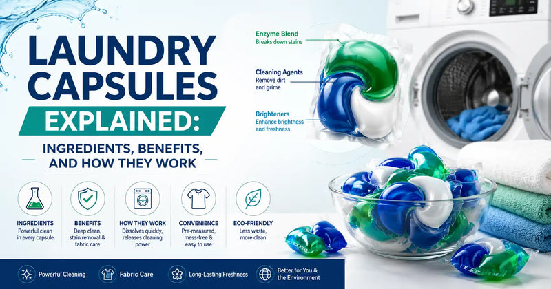 Laundry Capsules Explained: Ingredients, Benefits, and How They Work