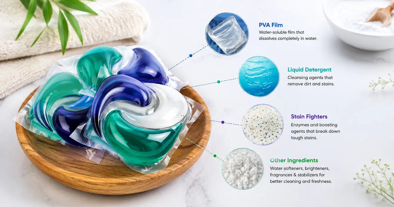 What Are Detergent Pods Made Of? Ingredients Explained