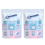 Neuaura Laundry Pods | No-Mess Detergent Pods for Washing Machines (Pack of 2) (28 Pods)