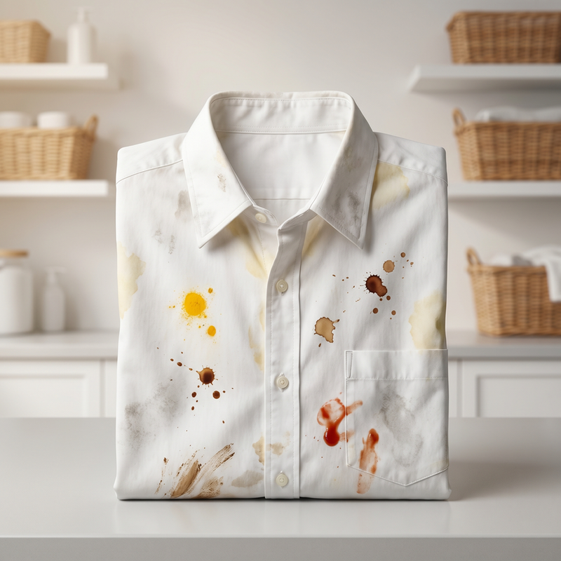 Clean shirt after washing